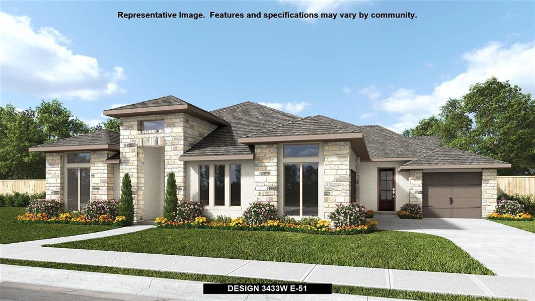New construction Single-Family house Design 3433W, 16309 Sheridan River Trail, Conroe, TX 77302 - photo