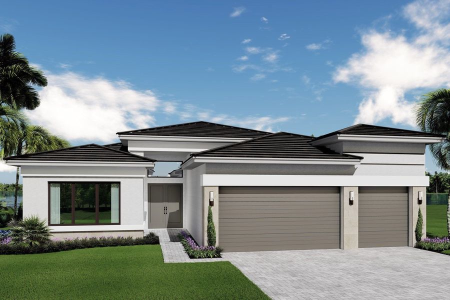 New construction Single-Family house Santo Grand, 8532 Crystal Downs Avenue, Boca Raton, FL 33434 - photo