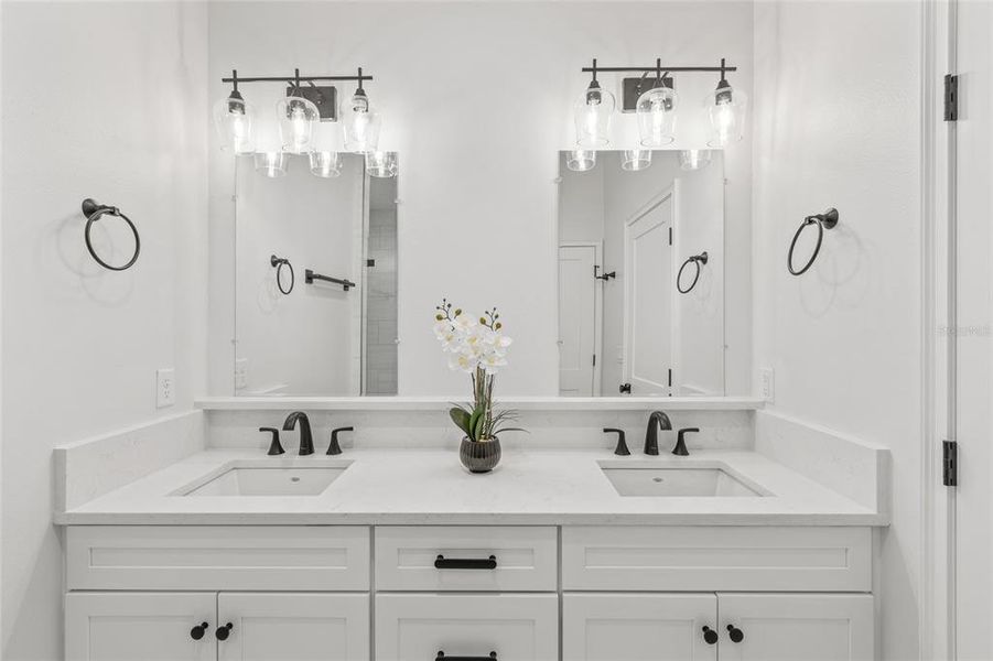 Master Bathroom with Double Vanity