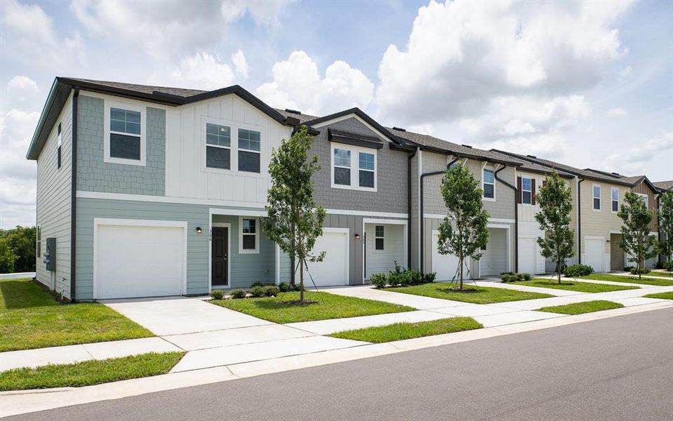 New construction Townhouse house 6287 Bucket Court, Gibsonton, FL 33534 Cosmos- photo