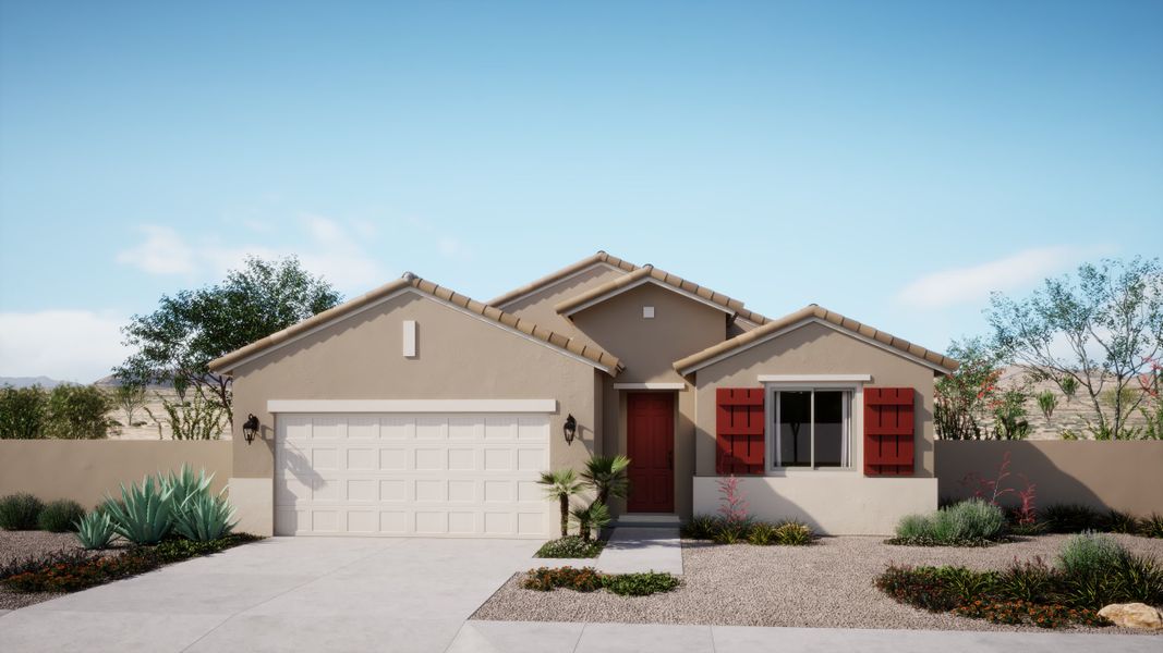Spanish Elevation | Gila | Wildera – Valley Series | New Homes in San Tan Valley, AZ | Landsea Homes