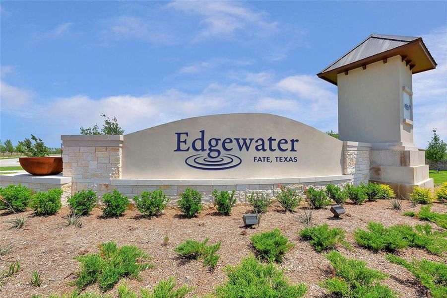 Edgewater Entrance