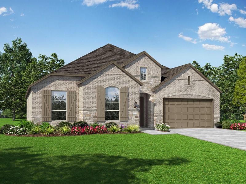 New construction Single-Family house Milton Plan, 208 North Eagle Point Road, Van Alstyne, TX 75495 - photo