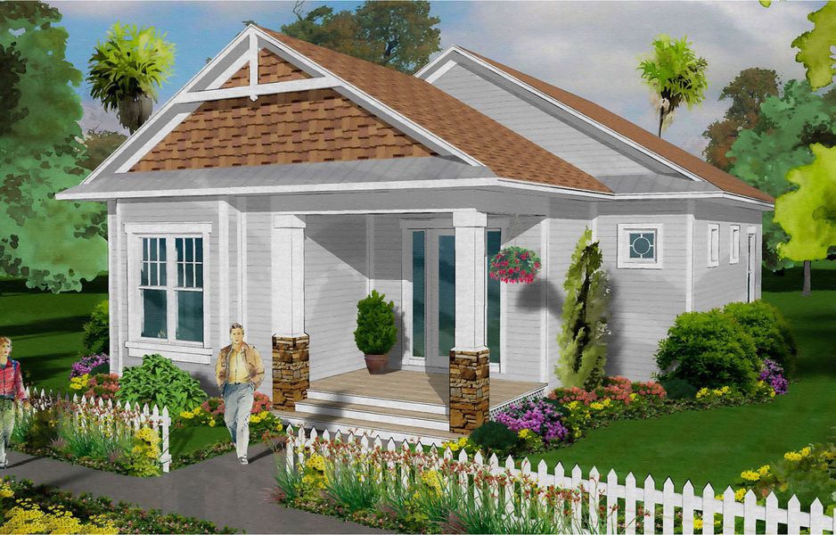 New construction Single-Family house The Fairfax, 541 East Plymouth Avenue, Deland, FL 32724 - photo