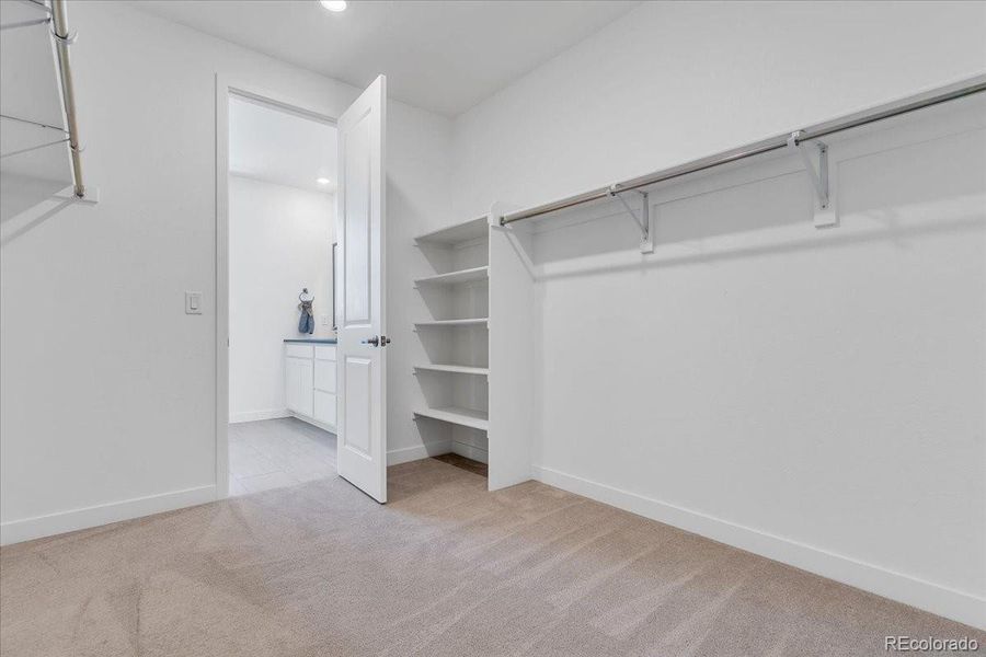 Oversized Walk-in Closet in the Primary Suite