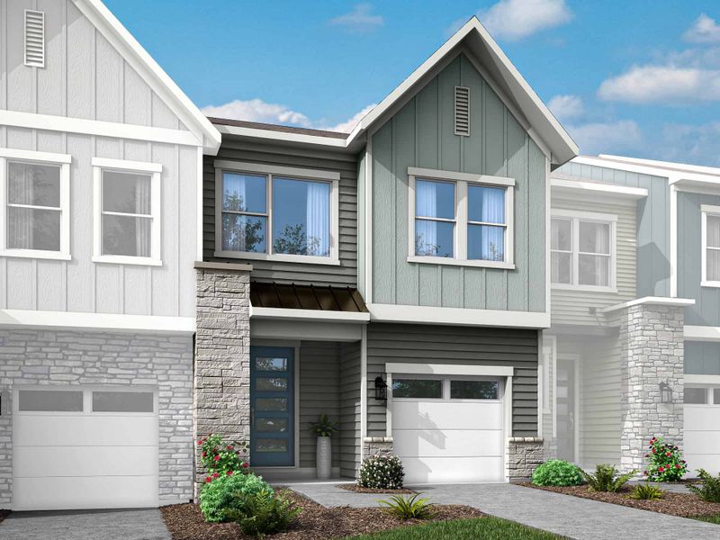 New construction Townhouse house Mitchell, 291 Wendover, Pittsboro, NC 27312 - photo
