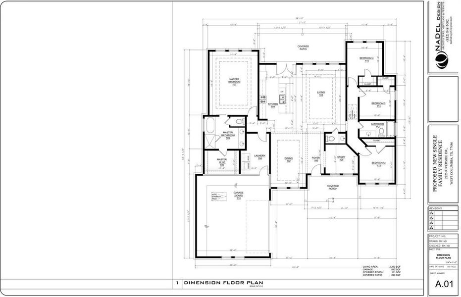 Floorplan. Garage door will face front instead of side.