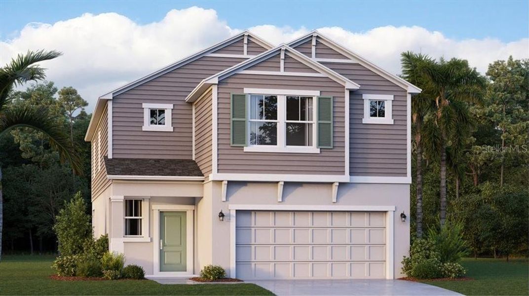 New construction Single-Family house 1928 Rock Maple Bend, Kissimmee, FL 34746 Sheffield- photo