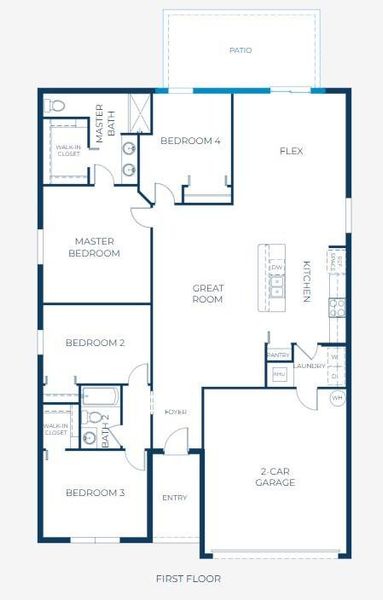 1876 A Floor Plan