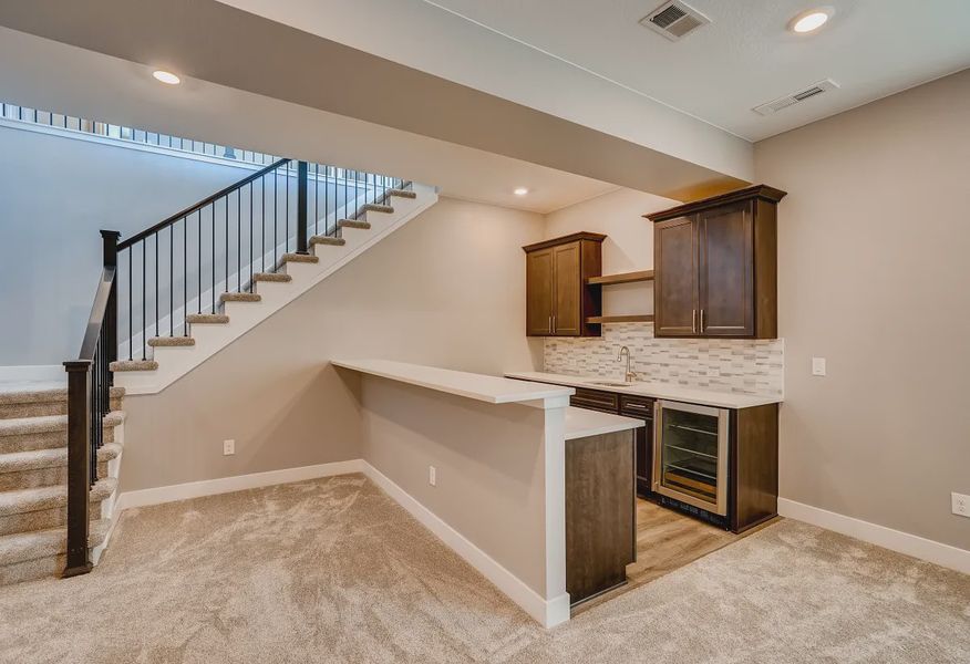 Finished Basement Wet Bar - 21 of 23