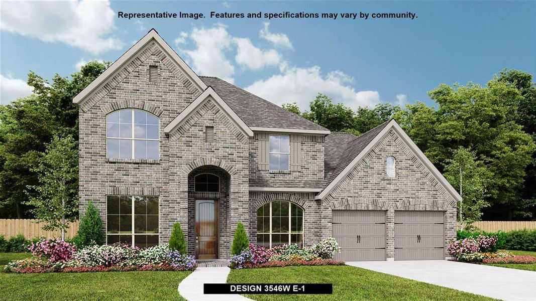 New construction Single-Family house Design 3546W, Ford Trail, New Braunfels, TX 78130 - photo