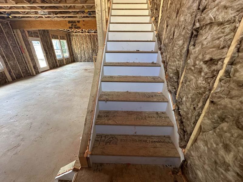 Stairs to Second Floor Construction Progress