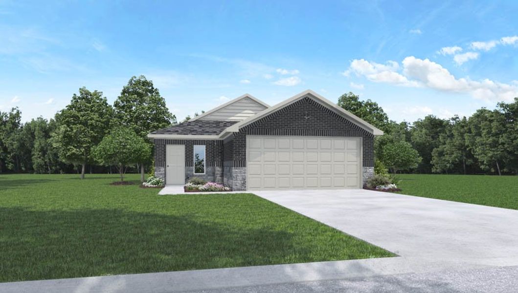 New construction Single-Family house 24431 Saddlestone Green Drive, Spring, TX 77373 Plan X30A (Express)- photo