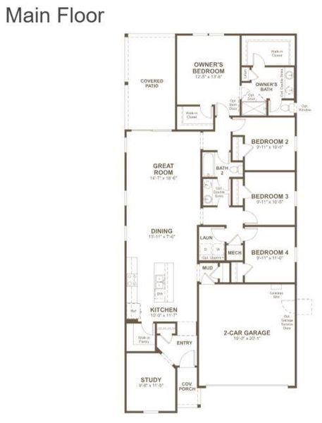 Sunstone Floorplan - Representative Photo