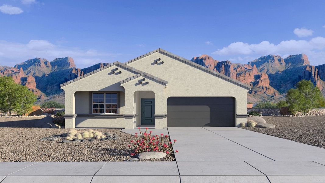 New construction Single-Family house Justin, 17690 North Piccolo Drive, Maricopa, AZ 85138 - photo