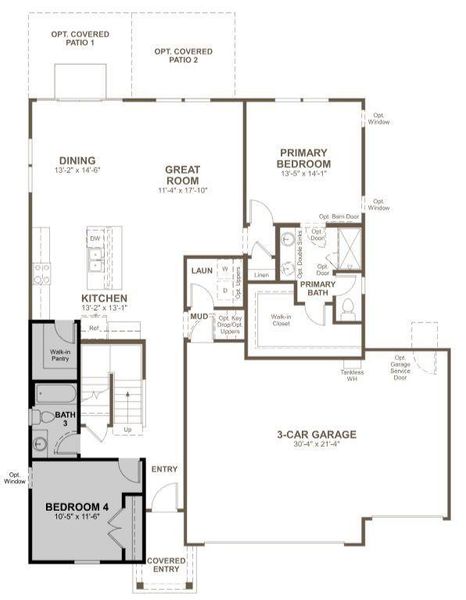 Elderberry Floorplan - Representative Photo