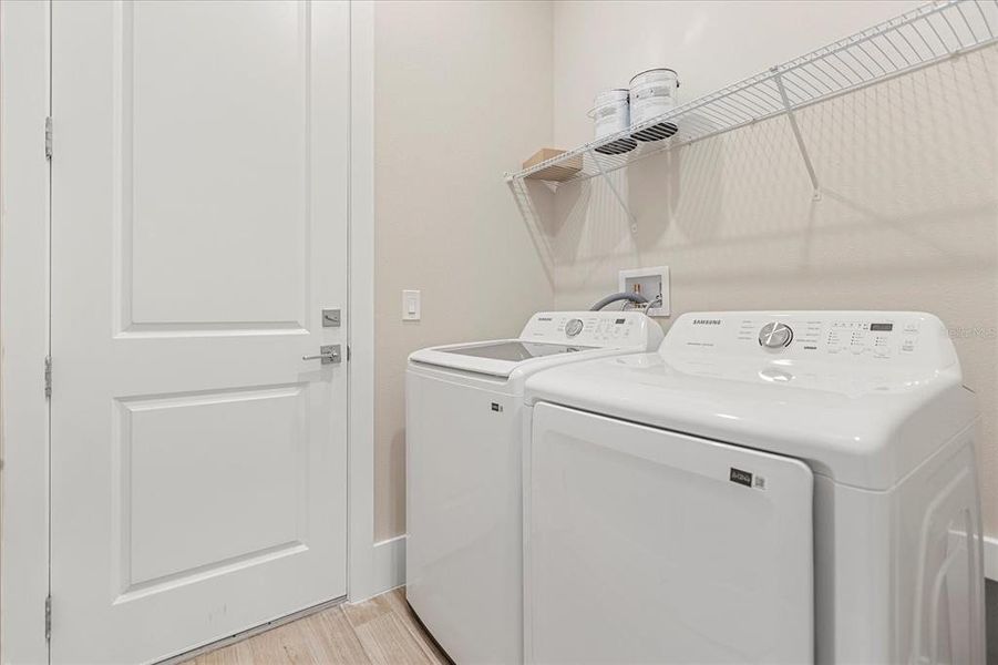 LAUNDRY ROOM OFF OF GARAGE