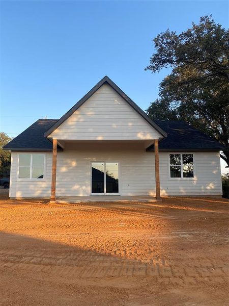 View of rear view of house