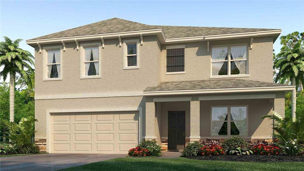 New construction Single-Family house 3152 Silver Date Drive, Wimauma, FL 33598 - photo