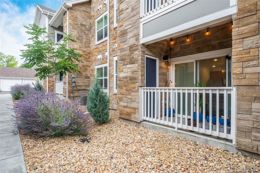 Patio with Storage