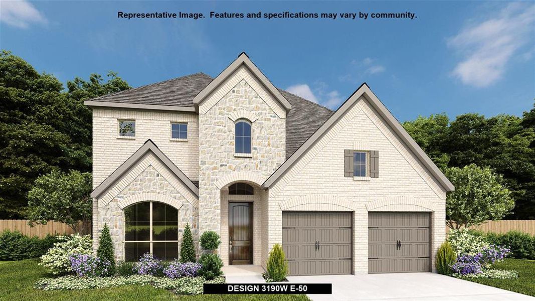 New construction Single-Family house Design 3190W, 221 White Oak, Castroville, TX 78009 - photo
