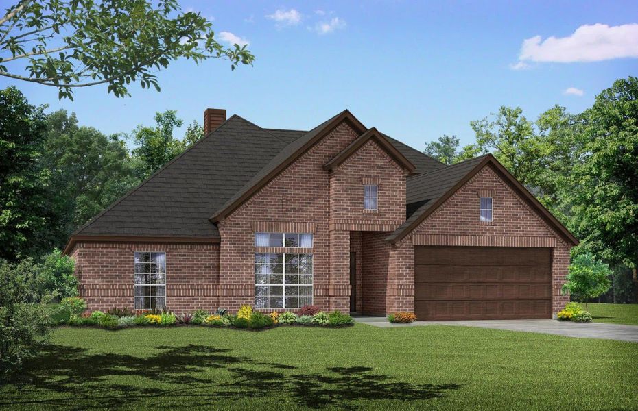 Elevation C | Concept 2379 at Belle Meadows in Cleburne, TX by Landsea Homes