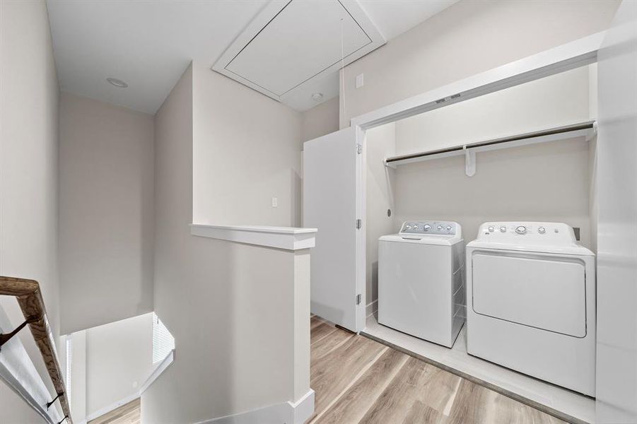 Laundry Room offered on the second level ensuring doing laundry is a breeze.
