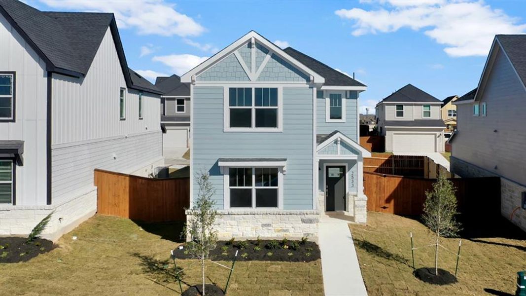 New construction Single-Family house 2539 Rose Archer Ln, Round Rock, TX 78665 The Livingston- photo
