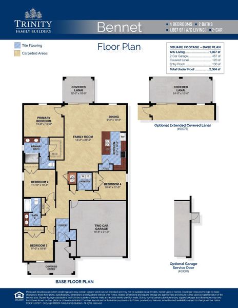 Bennet floor plan