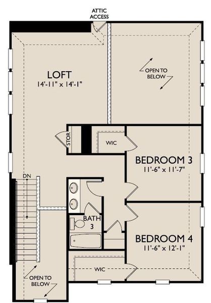 Lexington floor plan first floor.