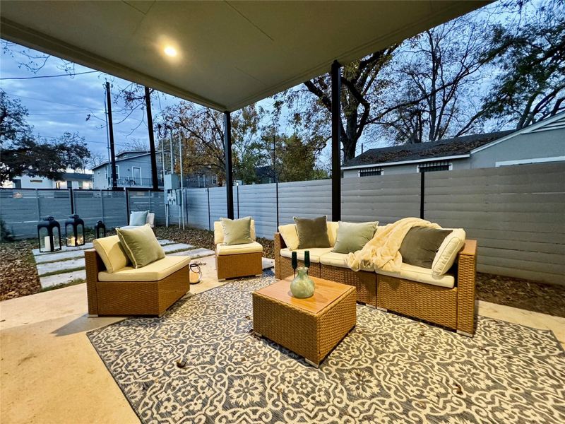 Outdoor living area