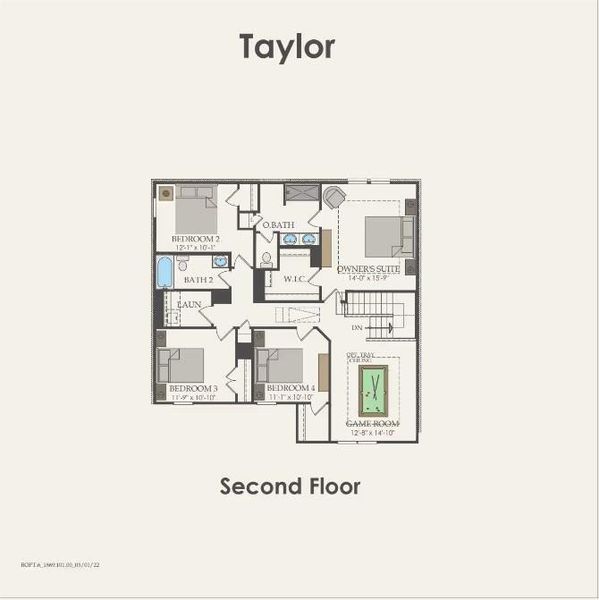 Pulte Homes, Taylor floor plan