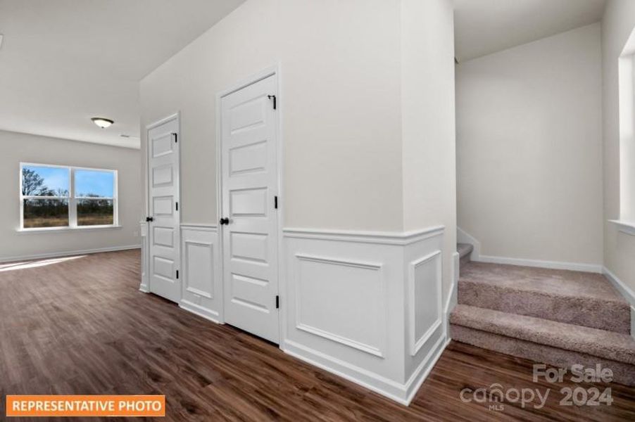 Foyer to Family Room and upstairs