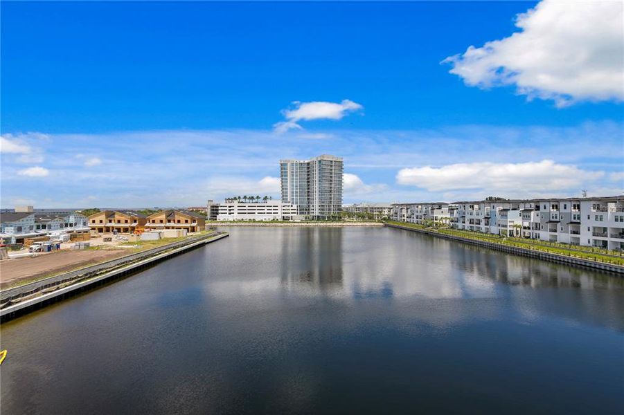 Open water views from roof top