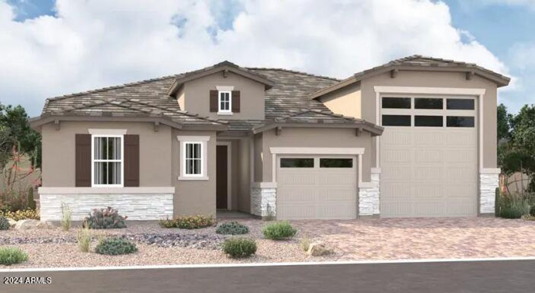 New construction Single-Family house 4813 W Stargazer Place, Laveen, AZ 85339 Deacon- photo