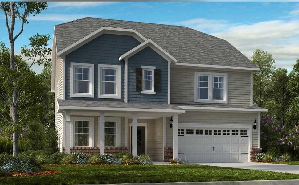 New construction Single-Family house 3459 Horton Ridge Boulevard, New Hill, NC 27562 Hamilton- photo