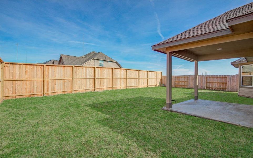 Covered Rear Patio