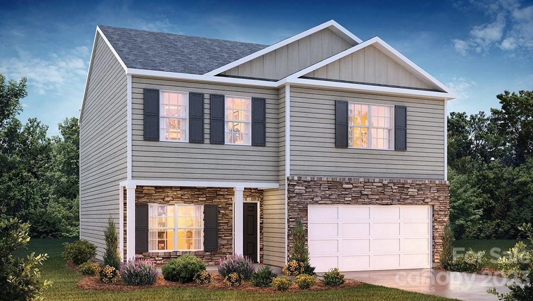New construction Single-Family house 3859 Rosewood Drive, Mount Holly, NC 28120 Penwell- photo