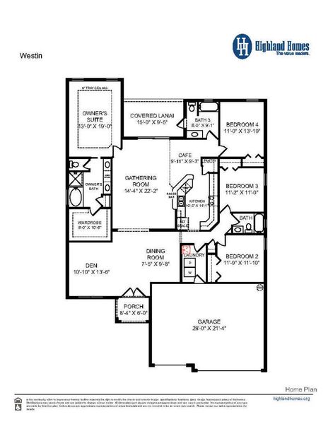 Westin - Home Layout