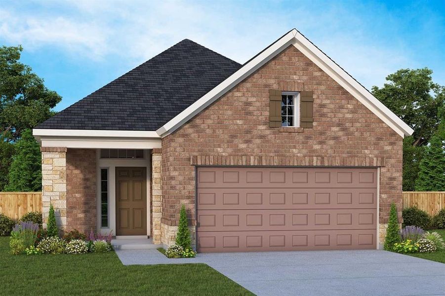 New construction Single-Family house 17418 Vino Vines Lane, Conroe, TX 77302 The Bingham- photo