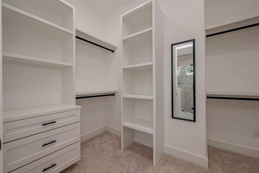 Built in niche in your primary closet. All you have to do is move in