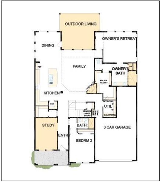 The success of a floor plan is the way you can move through it…You’ll be amazed at how well this home lives…We call it traffic patterns.