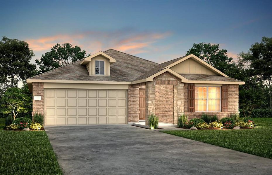 NEW CONSTRUCTION: Beautiful one-story home available at Townsend Green in Denton