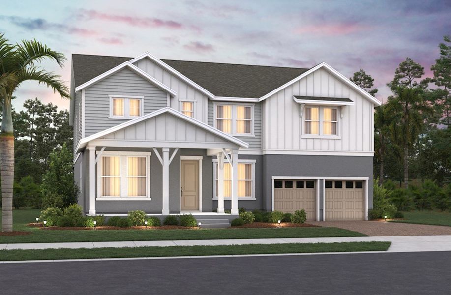 New construction Single-Family house Sequoia II, Southwest Libby Road, Clermont, FL 34715 - photo