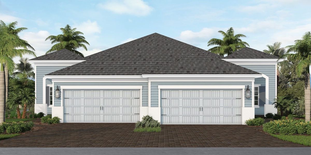New construction Multi-Family house 11729 Great Brook Lane, Parrish, FL 34219 Tidewater 2- photo