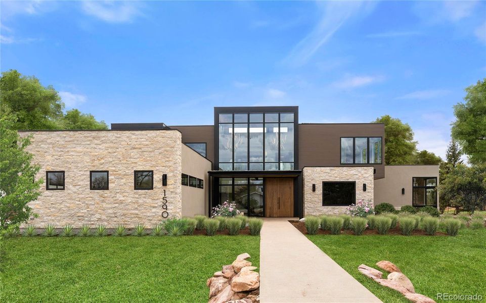 Nestled among the expansive lots of North Boulder, amidst a surge of newly-built upscale opulent residences. Brown development presents it's latest masterpiece luxury home.