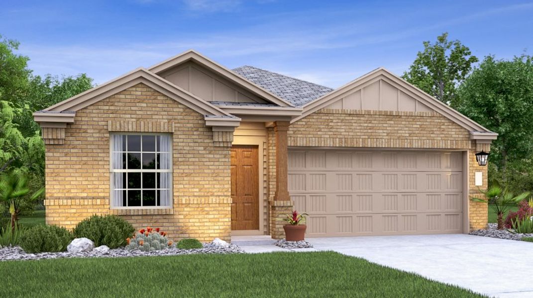 New construction Single-Family house 2233 Four Waters Loop, Georgetown, TX 78628 Duff- photo