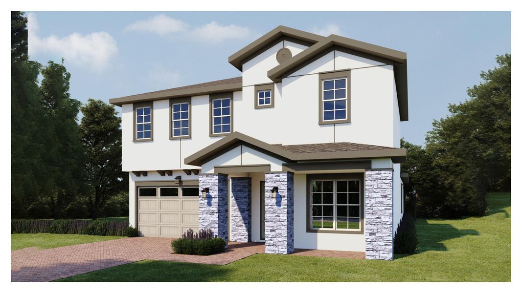 New construction Single-Family house Tarpon II, 2856 Willowseed Lane, Saint Cloud, FL 34772 - photo