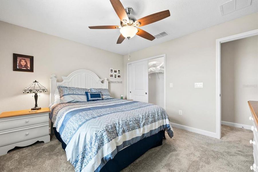 Bedroom Two - New Ceiling Fans.
