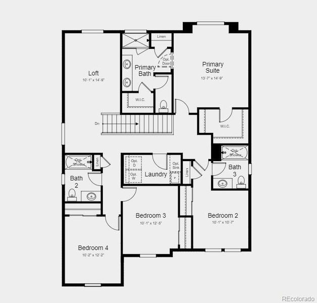 Structural options added include; 5th bedroom and 4th full bathroom, Shower in bath 4, 12' sliding glass door, unfinished basement, plumbing rough-in at basement, covered patio, and garage service door.